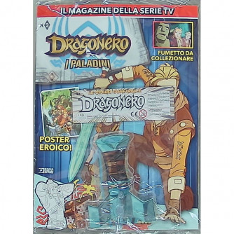 Copertina fumetto Collana Eroi numero 2 con illustrazione di paladini e dragonero