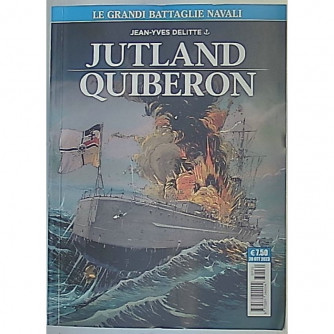 Copertina fumetto COSMO SERIE BLU n.132 con scena di battaglia navale storica, titolo Le grandi battaglie navali