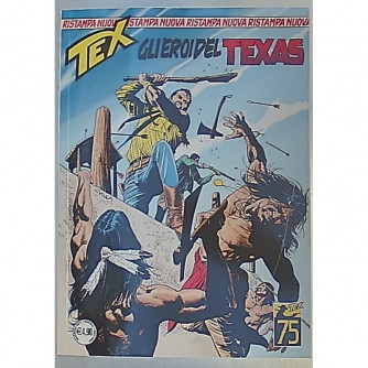 Copertina di TEX NUOVA RISTAMPA con Tex Willer, fumetto western italiano