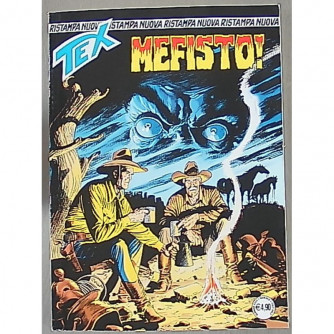 Copertina di Tex Nuova Ristampa con il ranger Tex Willer nella storia Mefisto