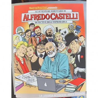 Copertina di Martin Mystere Speciale numero 41 con Alfredo Castelli, detective dell'improbabile