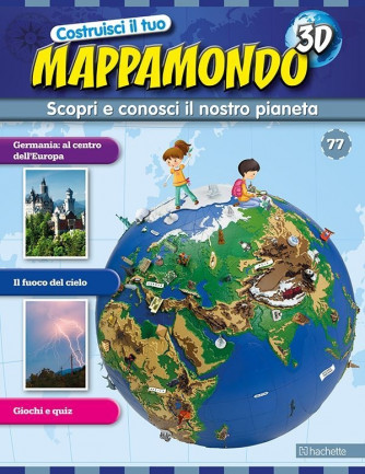 Costruisci il Mappamondo 3D 2^ edizione uscita 77