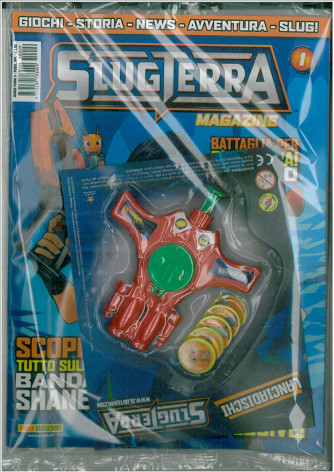 SLUGTERRA Magazine con Lanciadischi SLUG