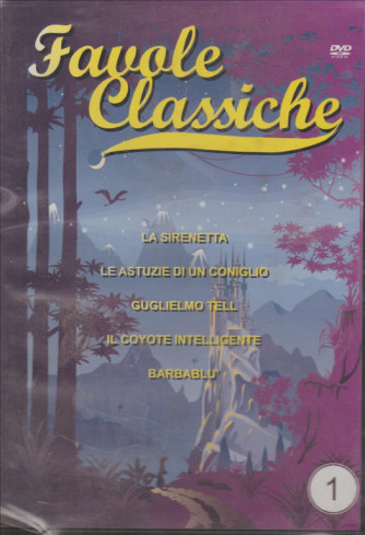 DVD Favole Classiche - La sirenetta ecc...