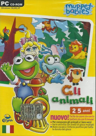 Gli animali - Muppet babies - PC CD-ROM giochi bambini 2-5 anni