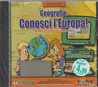 Geografia: Conosci l'Europa! (PC CD-ROM)