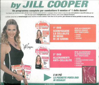 SOS CELLULITE by JILL COOPER - 2 DVD con pochette porta DVD