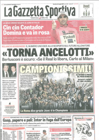 La Gazzetta Sportiva - Domenica 24 Maggio 2015