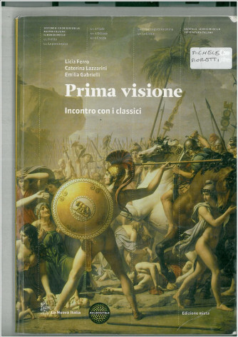 PRIMA VISIONE Incontri con i classici ed.Mista - ISBN: 9788822168016