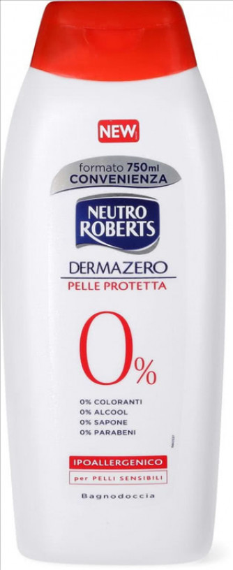 Neutro Roberts Bagno Dermazero 0% 750 Ml. per pelli sensibili