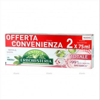Antica Erboristeria dentifricio Totale 2x 75ml - 4 tubetti