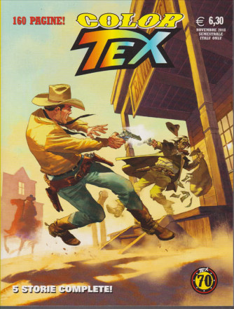 Tex Color - L'apache Bianco e altre storie - n. 14 - novembre 2018 - semestrale - 160 pagine!