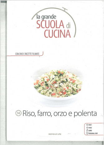 RISO, FARRO, ORZO E POLENTA - La grande scuola di cucina c/DVD vol.14