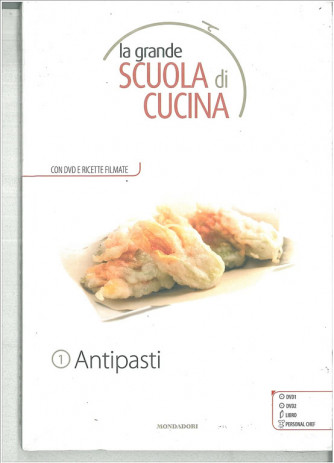 ANTIPASTI - La grande scuola di cucina c/DVD vol.1