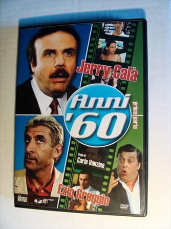DVD ANNI '60 - PRIMA PARTE (JERRY CALà, EZIO GREGGIO, CARLO VANZINA)