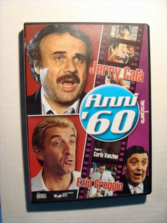 DVD ANNI '60 - TERZA PARTE (JERRY CALà, EZIO GREGGIO, CARLO VANZINA)