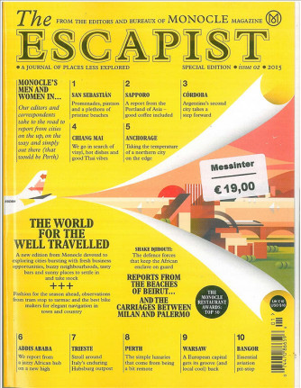 THE ESCAPIST - Monocle special in lingua Inglese 1/2015