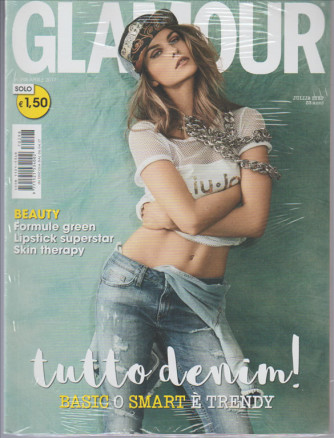 Glamour form. Pocket - mensile n. 298 Aprile 2017 "Julia Step" 23 anni