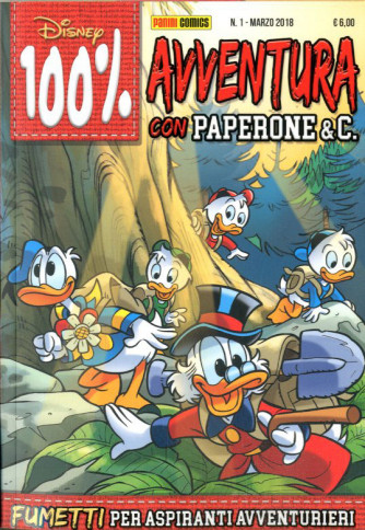 Paperstyle - N° 1 - Disney 100% Avventura Con Paperone & C. - Panini Disney