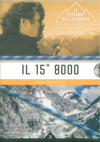 DVD il 15° 8000 - collana Le leggende dell'Alpinismo ed.Corriere della Sera