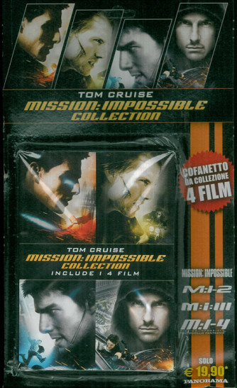 Dvd: Cofanetto da collezione Mission Impossible - 4 FILM - Tom Cruise