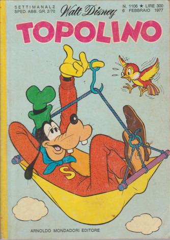 Topolino - Walt Disney - ARNOLDO MONDADORI EDITORE - Numero 1106