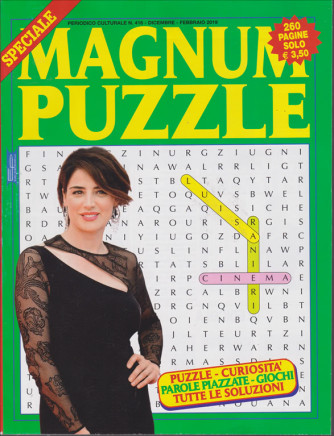 Speciale Magnun Puzzle - n. 416 - dicembre - febbraio 2019 - 260 pagine 