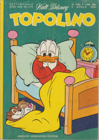 Topolino - Walt Disney - ARNALDO MONDADORI EDITORE - Numero 1062