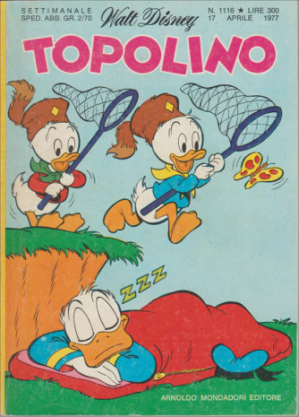 Topolino - Walt Disney - ARNALDO MONDADORI EDITORE - Numero 1116