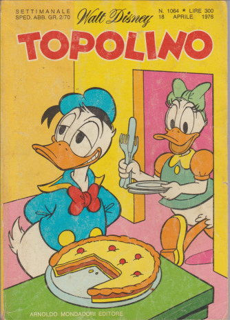 Topolino - Walt Disney - ARNALDO MONDADORI EDITORE - Numero 1064