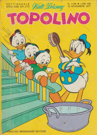 Topolino - Walt Disney - ARNALDO MONDADORI EDITORI - Numero 1146