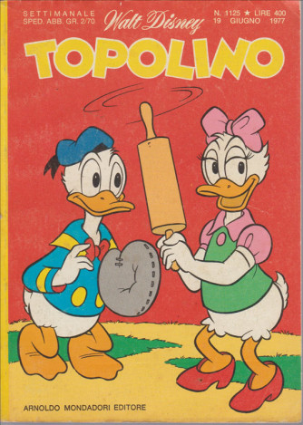Topolino - Walt Disney - ARNALDO MONDADORI EDITORI - Numero 1125