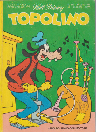 Topolino - Walt Disney - ARNALDO MONDADORI EDITORI - Numero 1131
