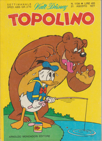 Topolino - Walt Disney - ARNALDO MONDADORI EDITORI - Numero 1134