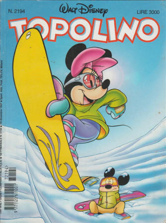 Topolino - Walt Disney - Numero 2194
