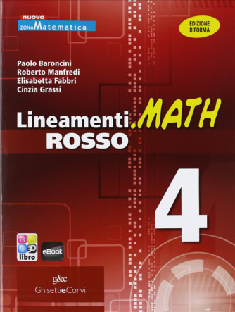 Lineamenti.math rosso. Ediz. riforma.  Vol.2 - ISBN: 9788853805416
