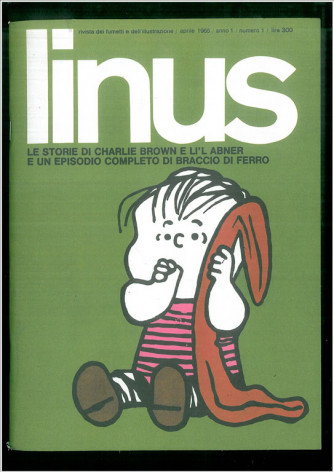 Linus anno 1 numero 1 Aprile 1965 - Ristampa de La Repubblica nel 2015