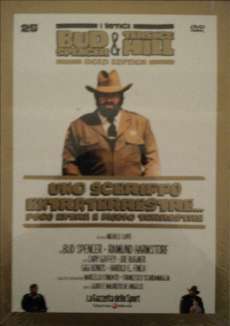 I MITICI BUD SPENCER E TERENCE HILL GOLD EDITION n.25 - DVD UNO SCERIFFO EXTRA TERRESTRE, POCO EXTRA MOLTO TERRESTRE