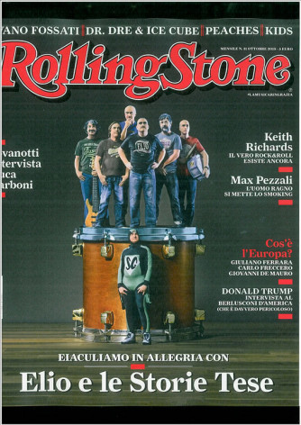 Rolling Stone - mensile n. 11 Ottobre 2015