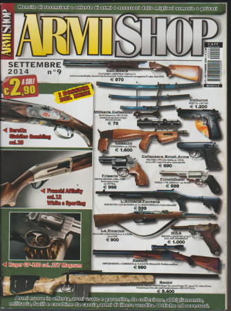 Armi Shop  - mensile n. 9 Settembre 2014