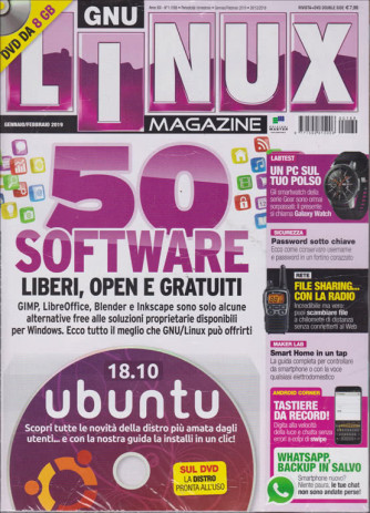 Linux Magazine - gennaio - febbraio 2019 - n. 189 - bimestrale