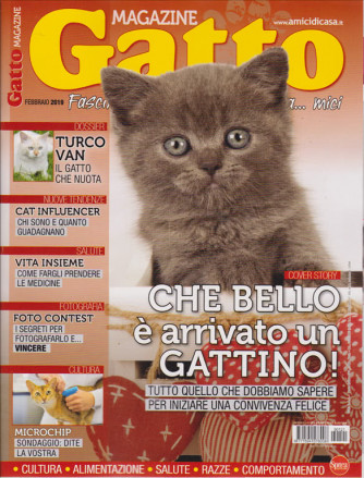 Gatto Magazine - n. 121 - mensile - febbraio 2019 - 