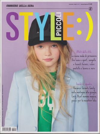 Style Piccoli - n. 1 - bimestrale - gennaio - febbraio 2019 - 