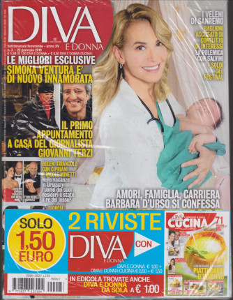 Diva E Donna+ - Cucina - n. 3 - settimanale femminile - 22 gennaio 2019 - 2 riviste