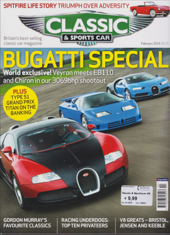 Classic & Sports car - febbraio 2019 - Bugatti special