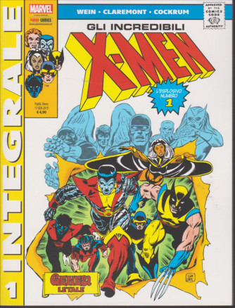 Marvel Integrale - Gli Incredibili X-Men - n. 1 - 17 gennaio 2019 - mensile
