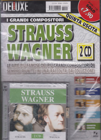 Saifam Music Deluxe  - I grandi compositori - Strauss Wagner - 2 cd - quinta uscita