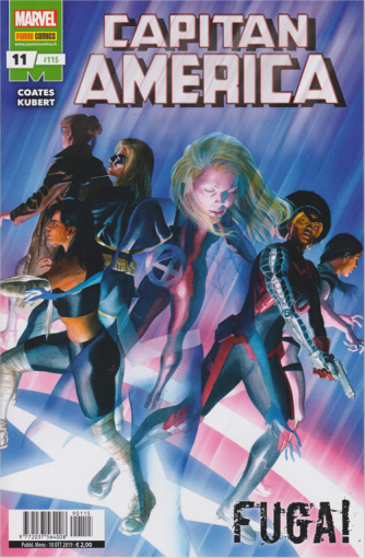 Capitan America - Fuga! - n. 115 - mensile - 10 ottobre 2019