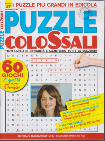 Puzzle Colossali - n. 17 - novembre 2019 - mensile