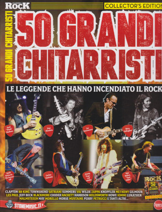 Music Hero Monografie - Classic Rock - 50 grandi chitarristi - n. 1 - bimestrale - novembre - dicembre 2019 - 